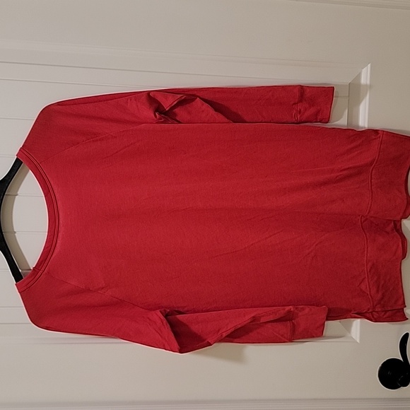 Victoria's Secret LOVE Glitter Red Top Sleep Shirt Size Small - Picture 6 of 8